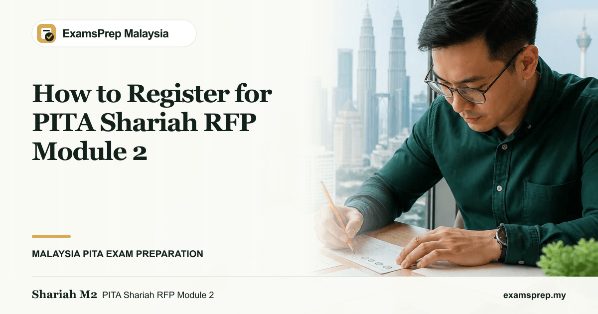 How to Register for PITA Shariah RFP Module 2 in Malaysia